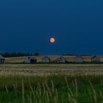 Carmen Therriault Full Moon on the Prairie