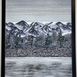 Peggy Black Mountains Across the Lake