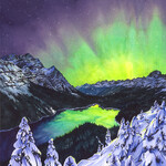 Emily Beaudoin Peyto Lake Aurora