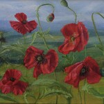 Larisa Nikonova Poppies Field