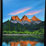 Venetia D'Souza Three Sisters Sunset