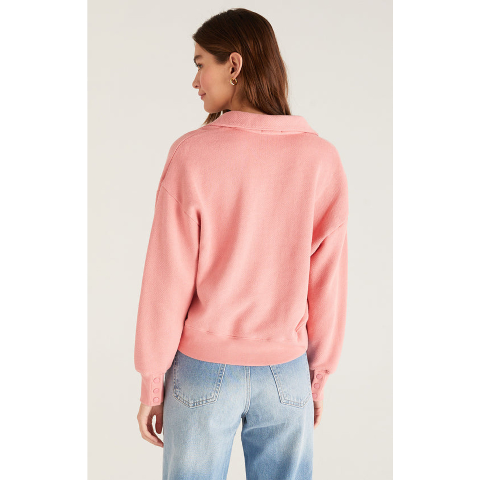 Z Supply Maeve L/S Collared Top