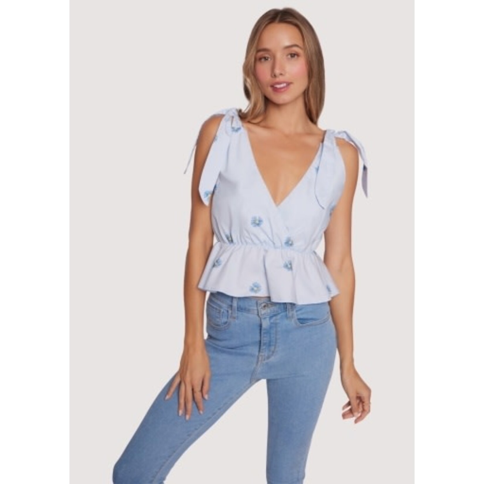 Lost and Wander Serenity Blue Top