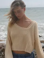 LNA Angle V Neck Sweater