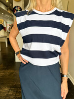 Stateside Rugby Stripe Muscle Tee