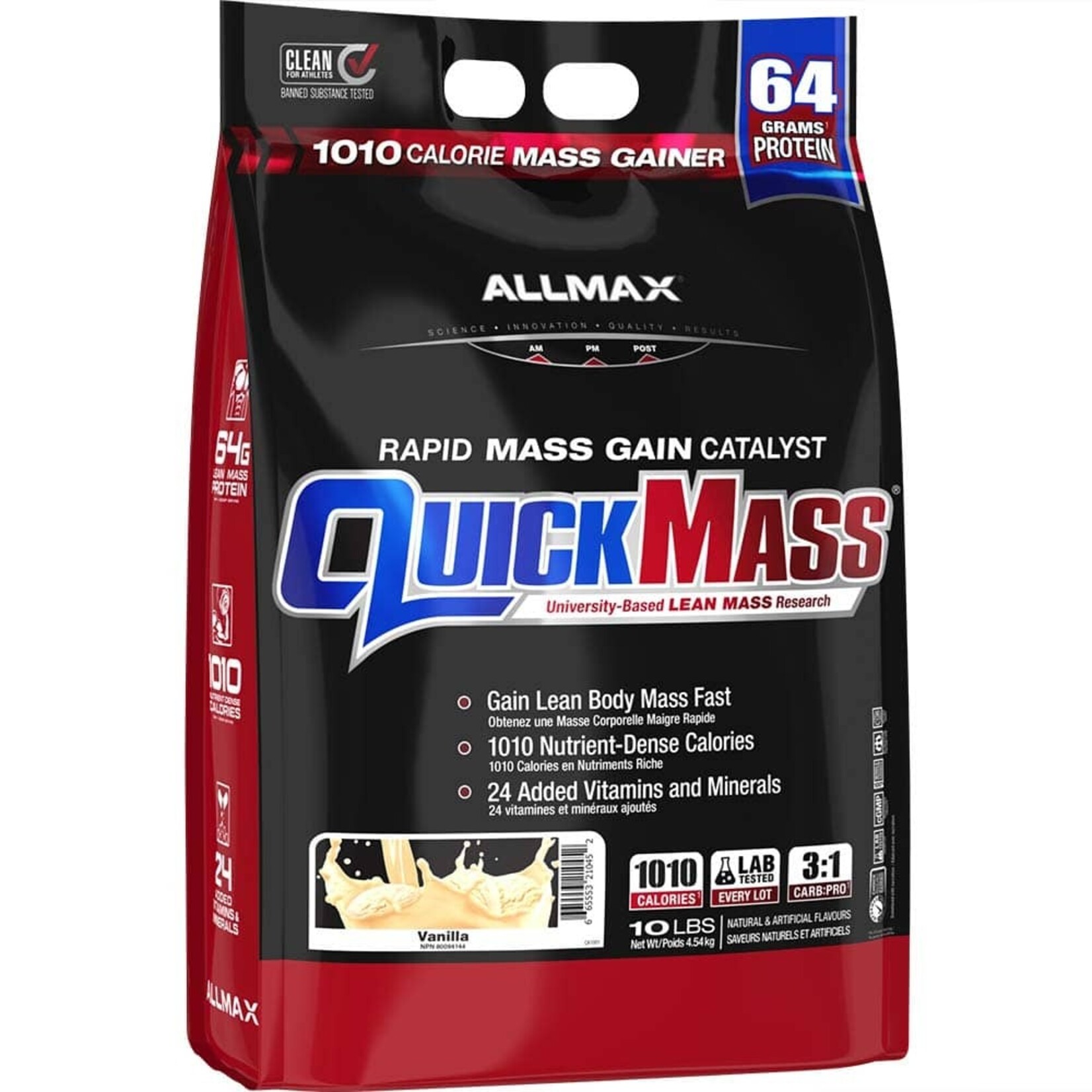 ALLMAX Allmax Quick Mass 10lb