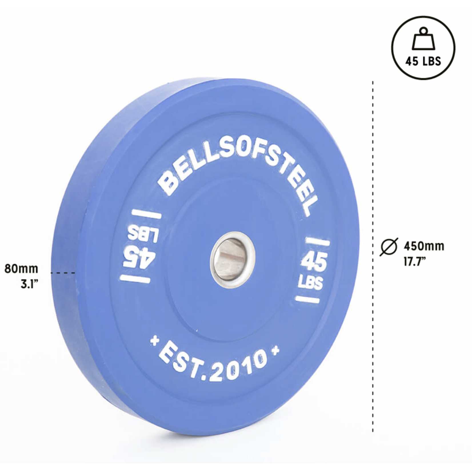 Bells Of Steel BOS Coloured Bumper Plates