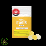 SPINACH FEELZ Pineapple Starfruit THC+CBG (Chill Bliss) FEELZ, SPINACH (2/pk) Soft Chews