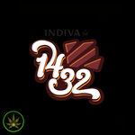 Indiva 1432 Cookies & Cream 1:1 THC:CBD, Indiva 1432 (1/pk) White Chocolate