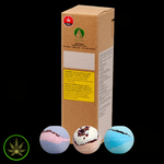 Stewart Farms Balanced 100 Multipack (Blue Dream, Bubba Kush, Chocolate Hashberry), Stewart Farms (3/pk) Bath Bombs