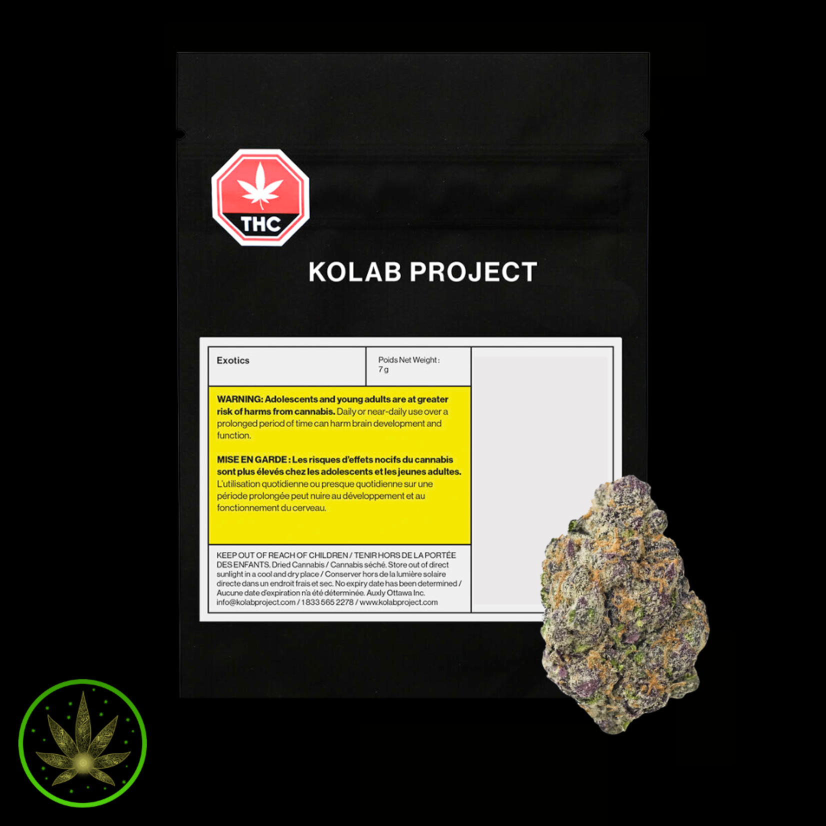 Kolab Project Exotics, Kolab Project (7g) Dried Flower