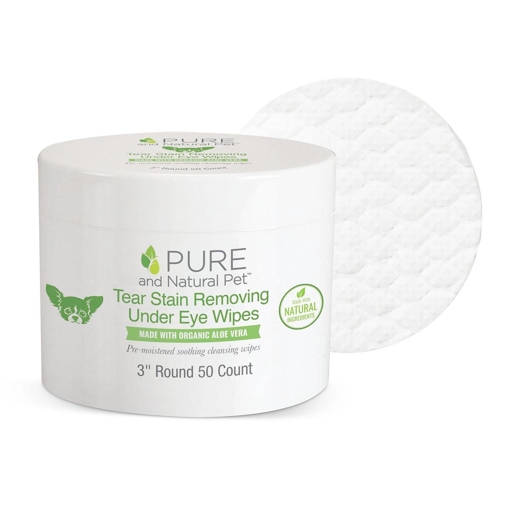 Pure and Natural Pure and Natural PetTear Stain Removing Under Eye Wipes