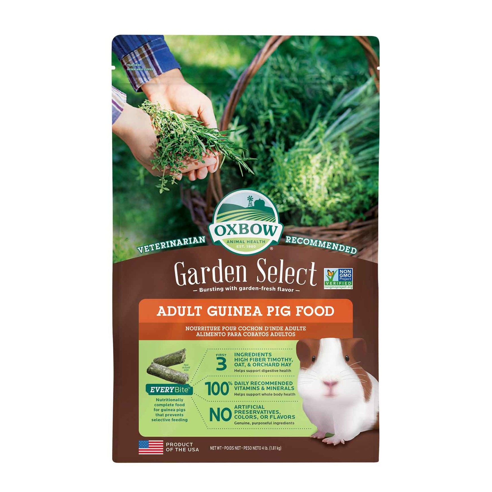 Oxbow Oxbow Garden Select Adult Guinea Pig Food 4LB