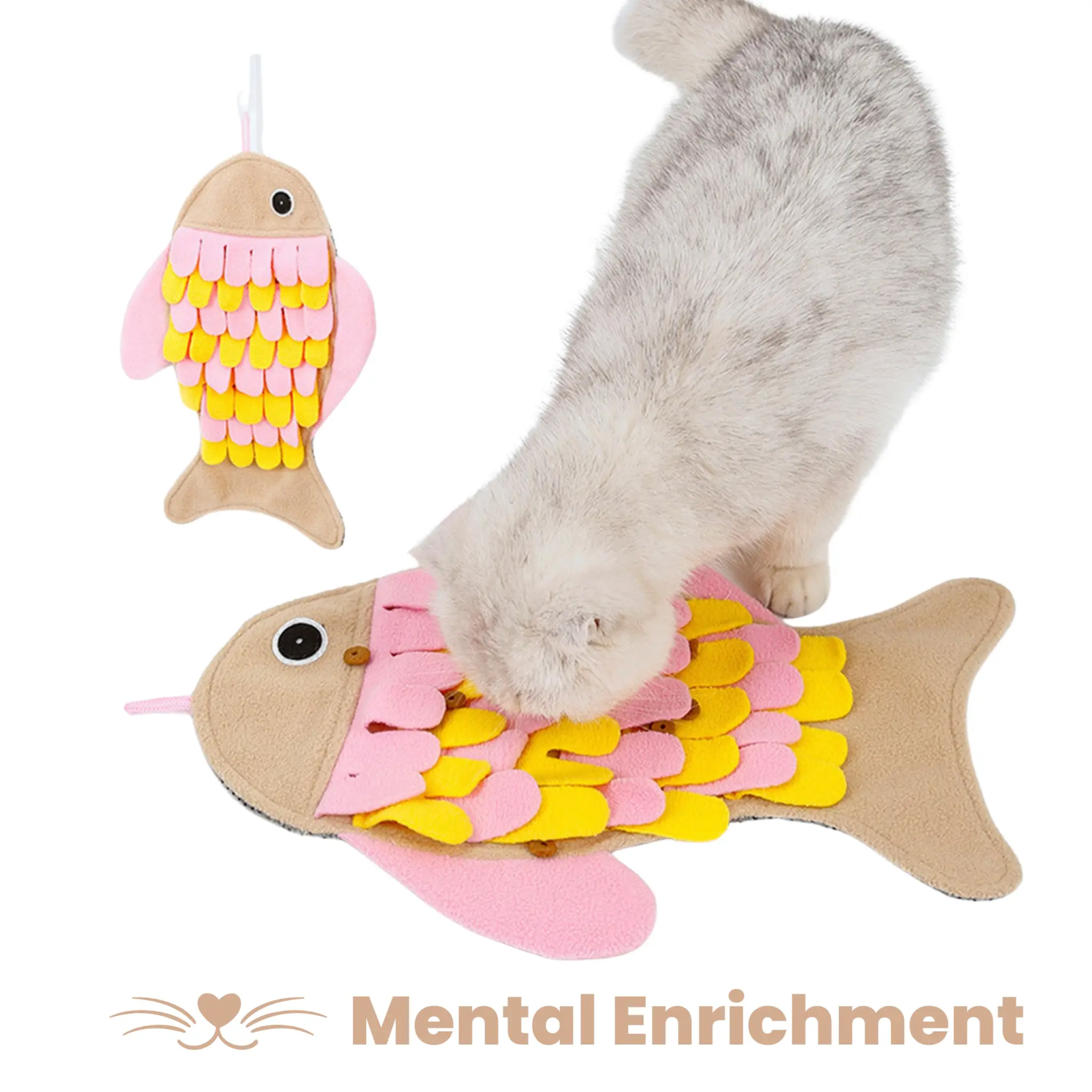 Injoya Cat Fish Snuffle Mat