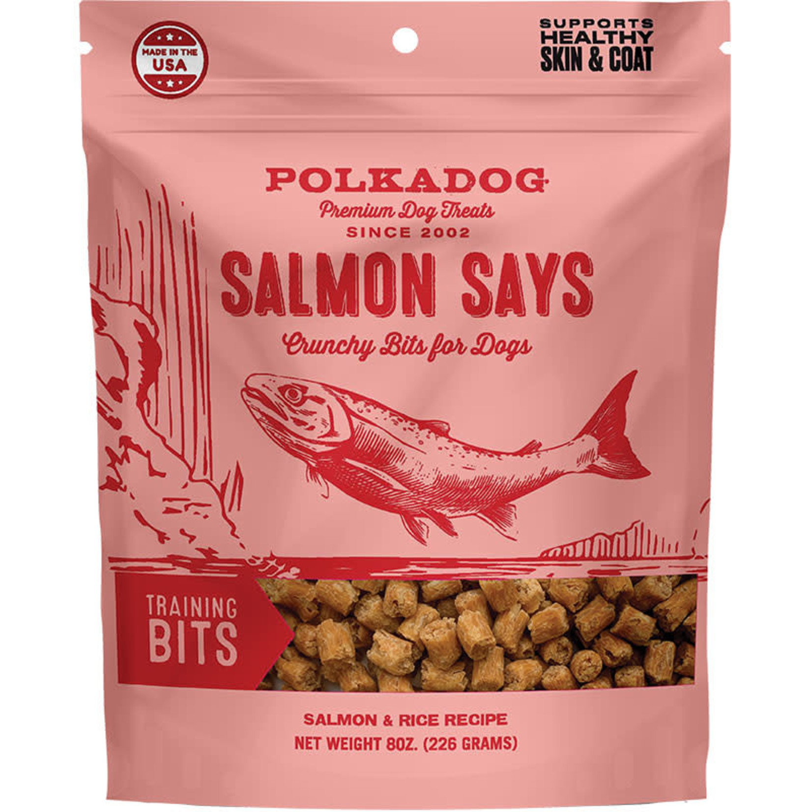 Polka Dog Polkadog Salmon Says Training Bits