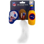 Pet First New England Patriots 3 pc Cat Nip Toy Set