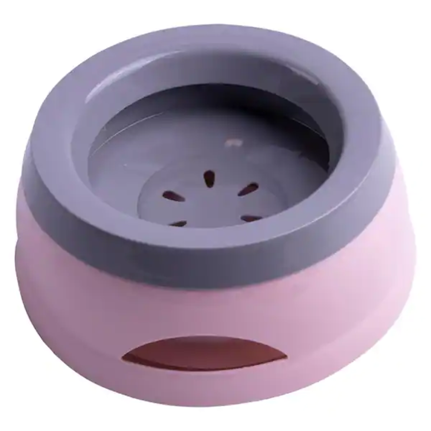 Threaded Pear - No Spill Dog Water Bowl - Pink