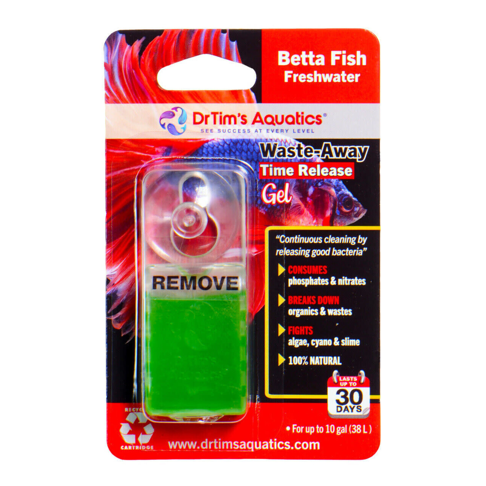 Dr. Tim's Freshwater Betta Waste-Away Gel Small