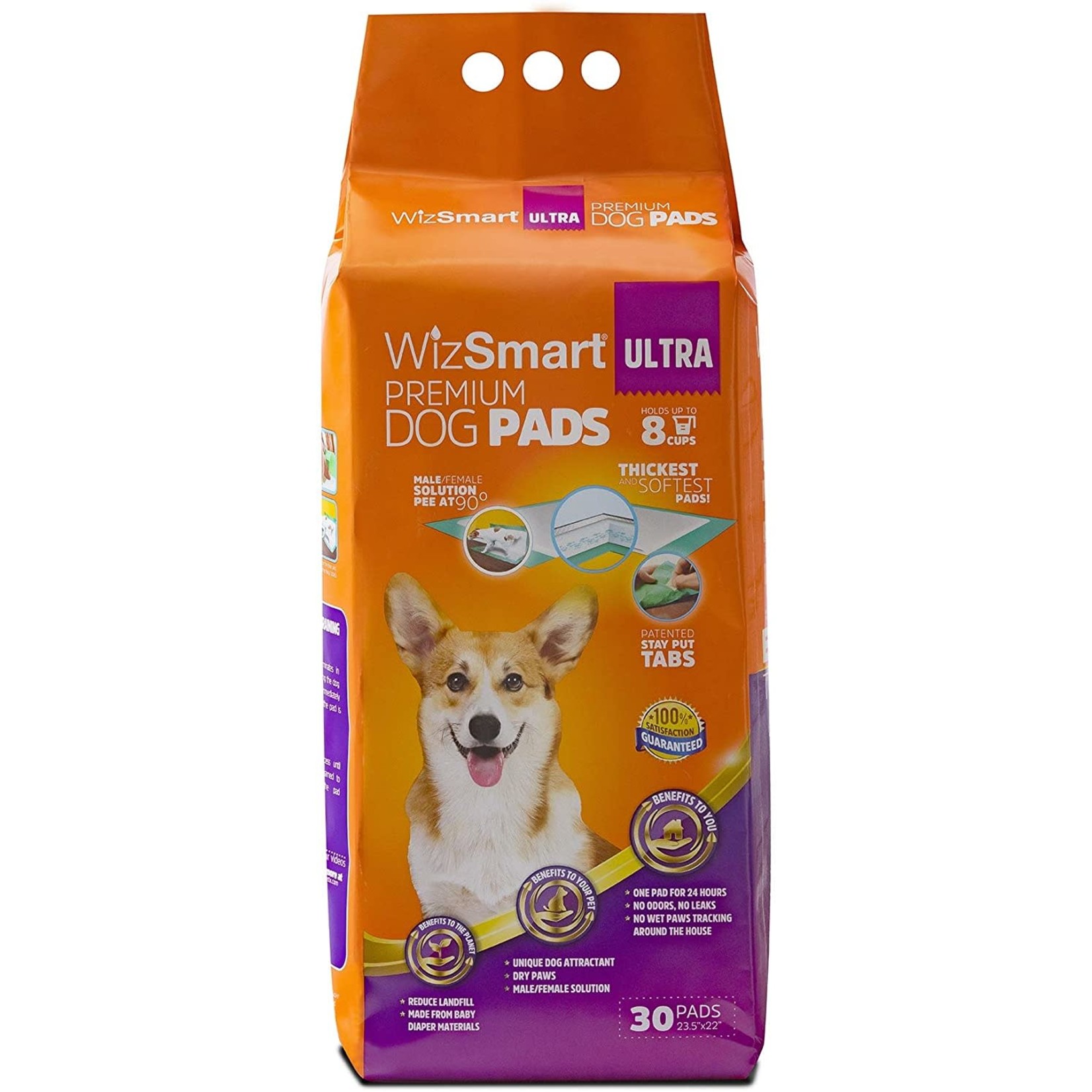 WizSmart Earth Friendly Dog Pads Ultra