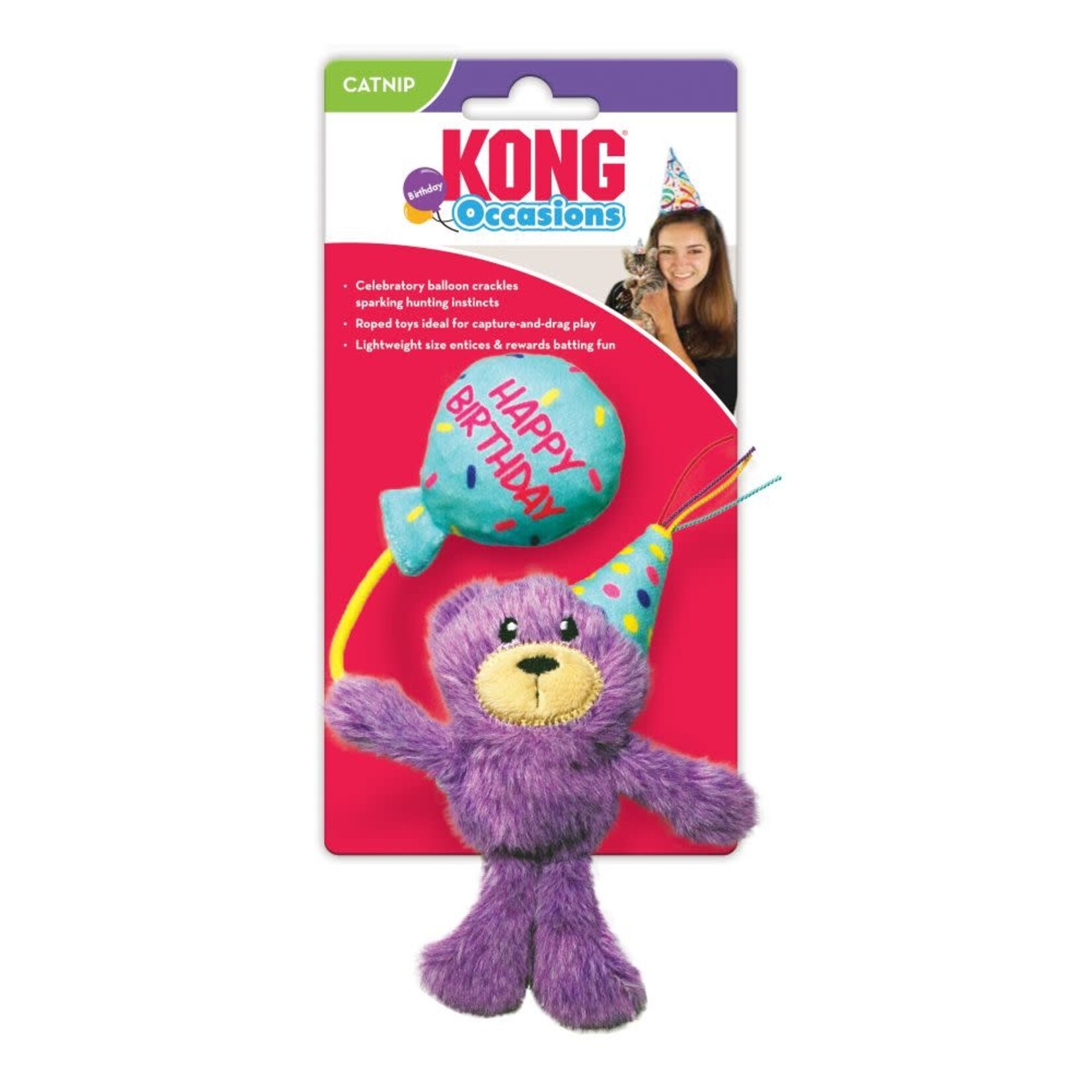 Kong Kong Cat Occasions Birthday Teddy
