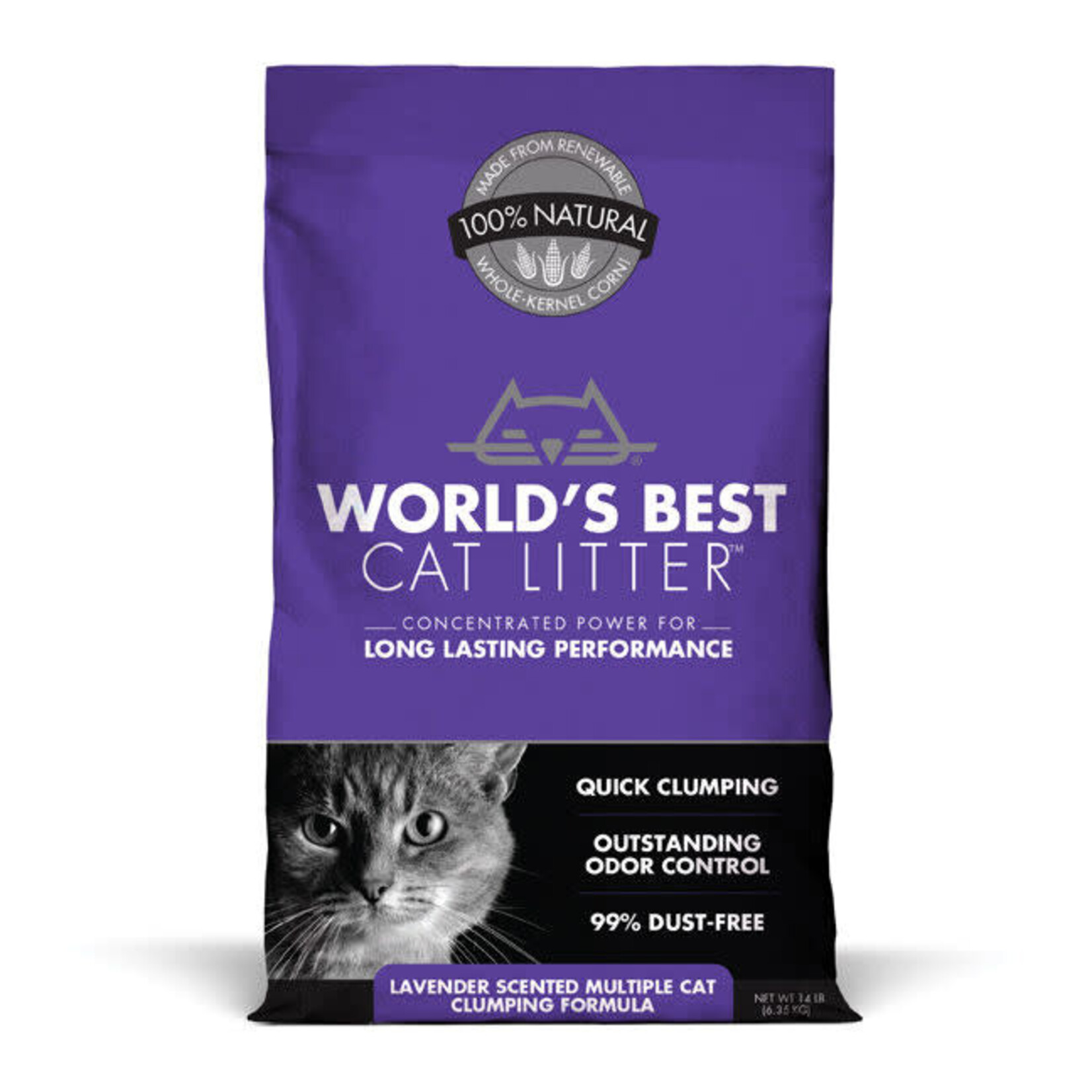 World's Best Multiple Cat Lavender Litter 8lb