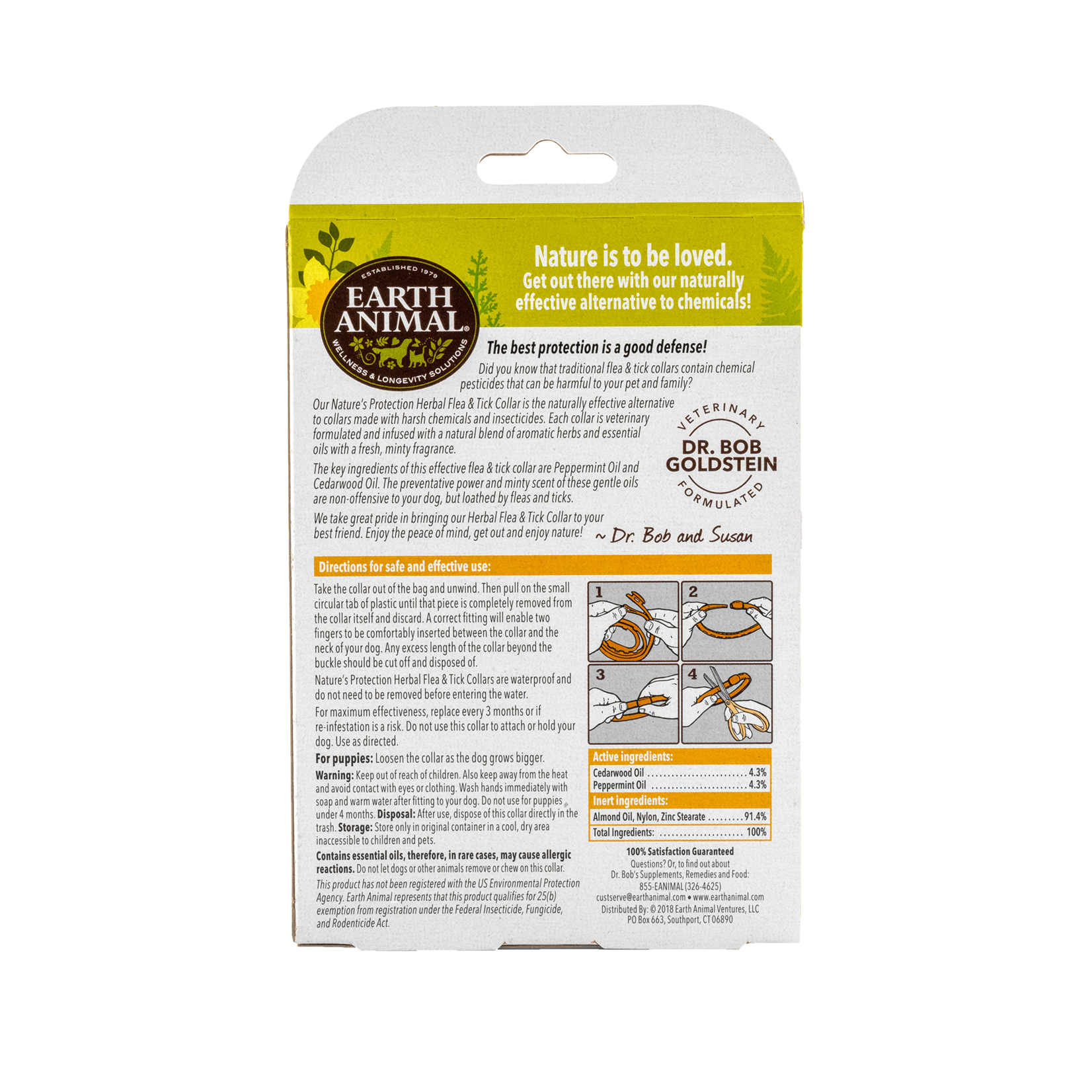 Earth Animal Earth Animal Dog Flea & Tick Collar