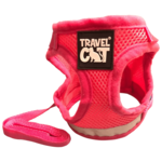 Travel Cat Travel Cat The Purrfectly Pink Iridescent Harness & Leash Set