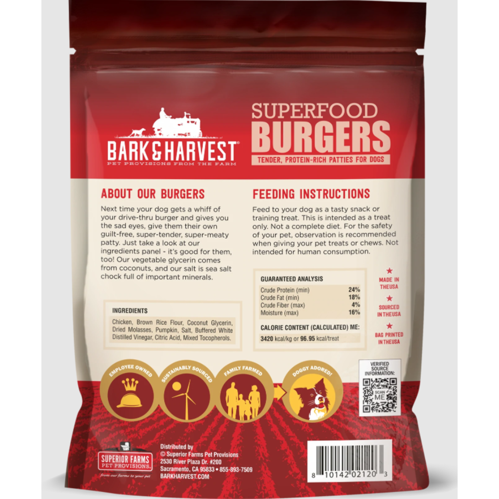 Bark & Harvest Burger EA