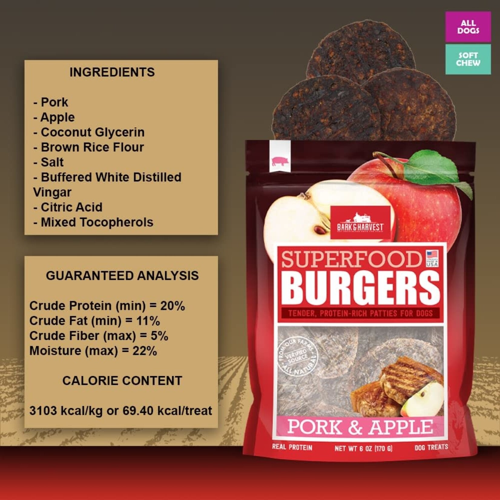 Bark & Harvest Burger EA