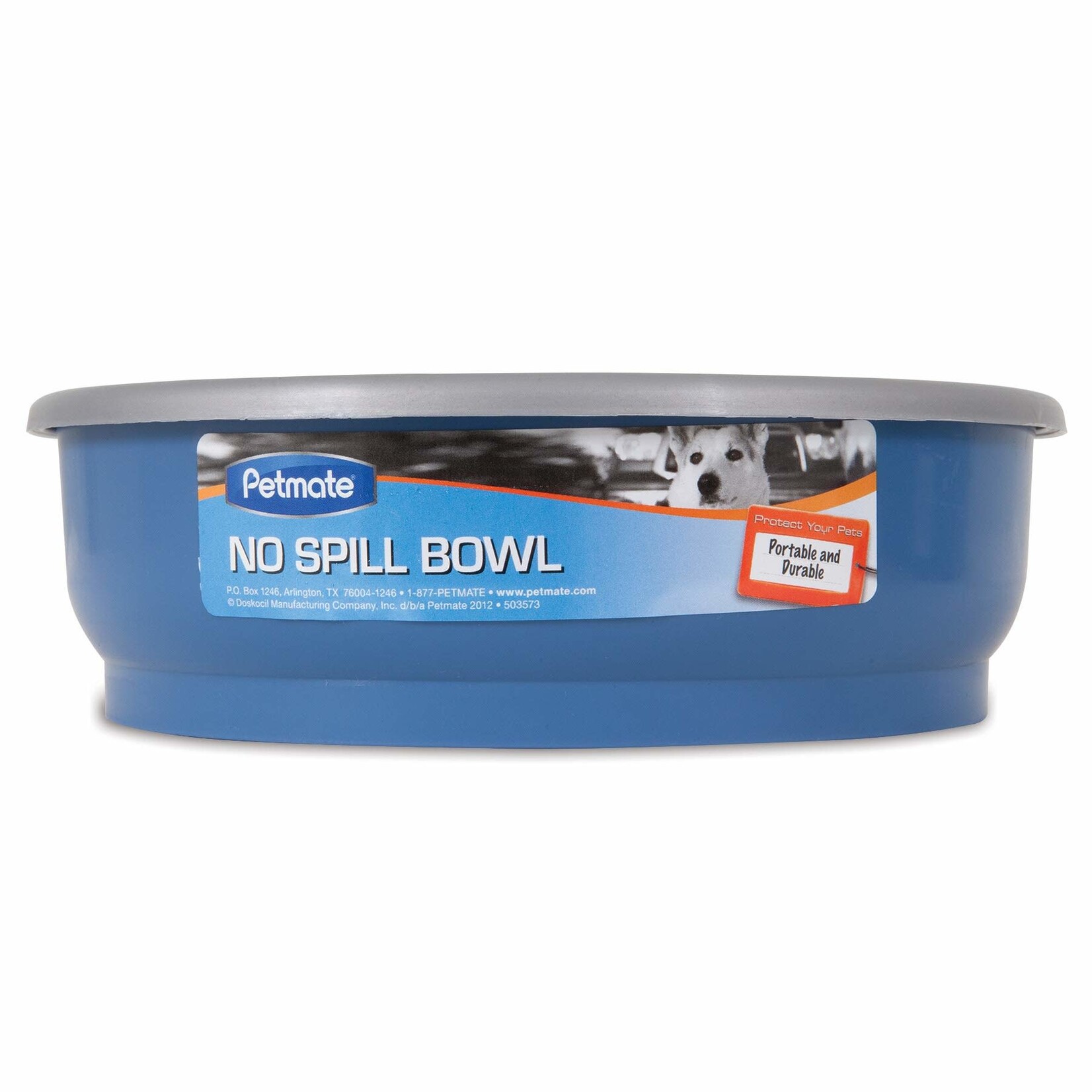 Petmate No Spill Bowl Blue