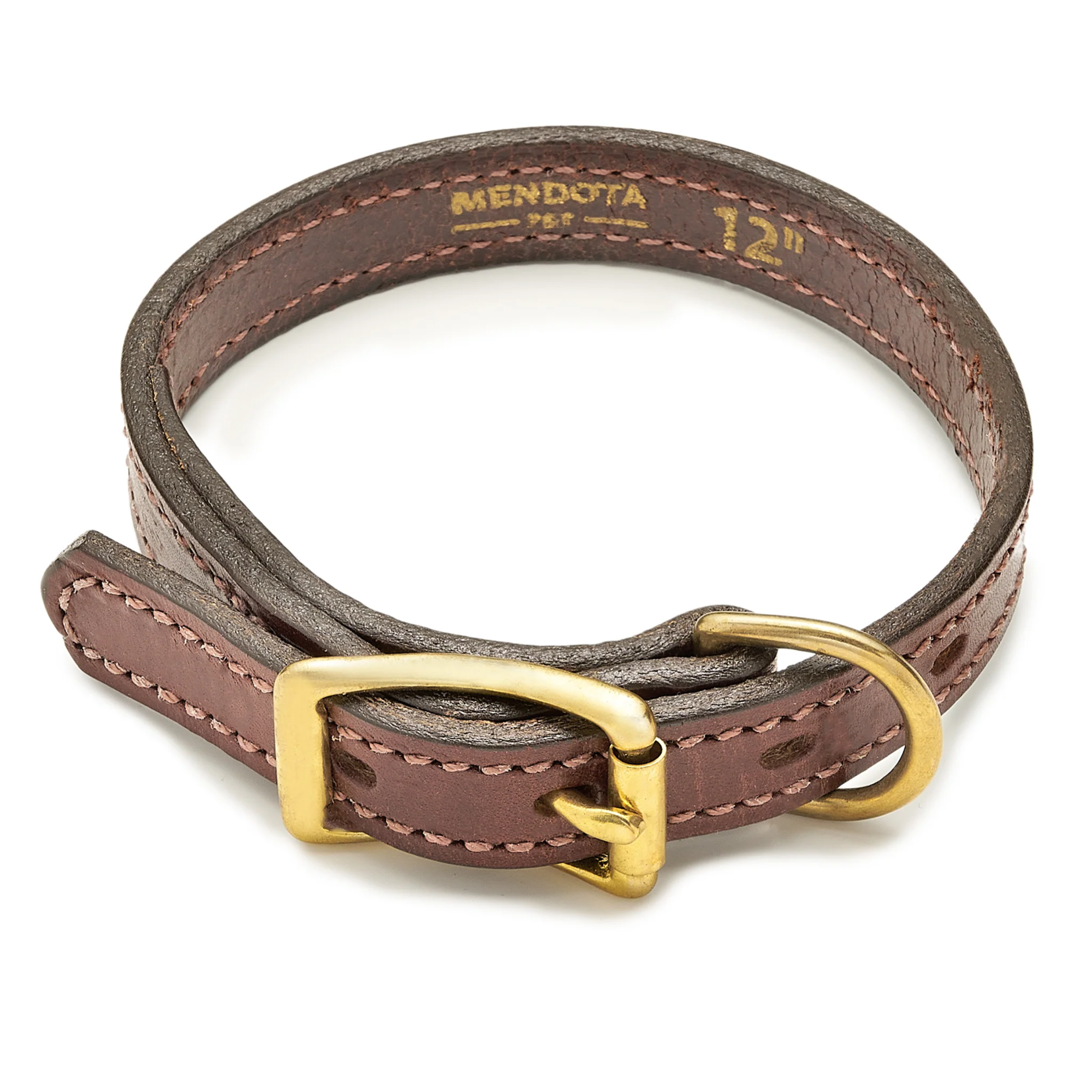 Mendota Mendota Leather Collar