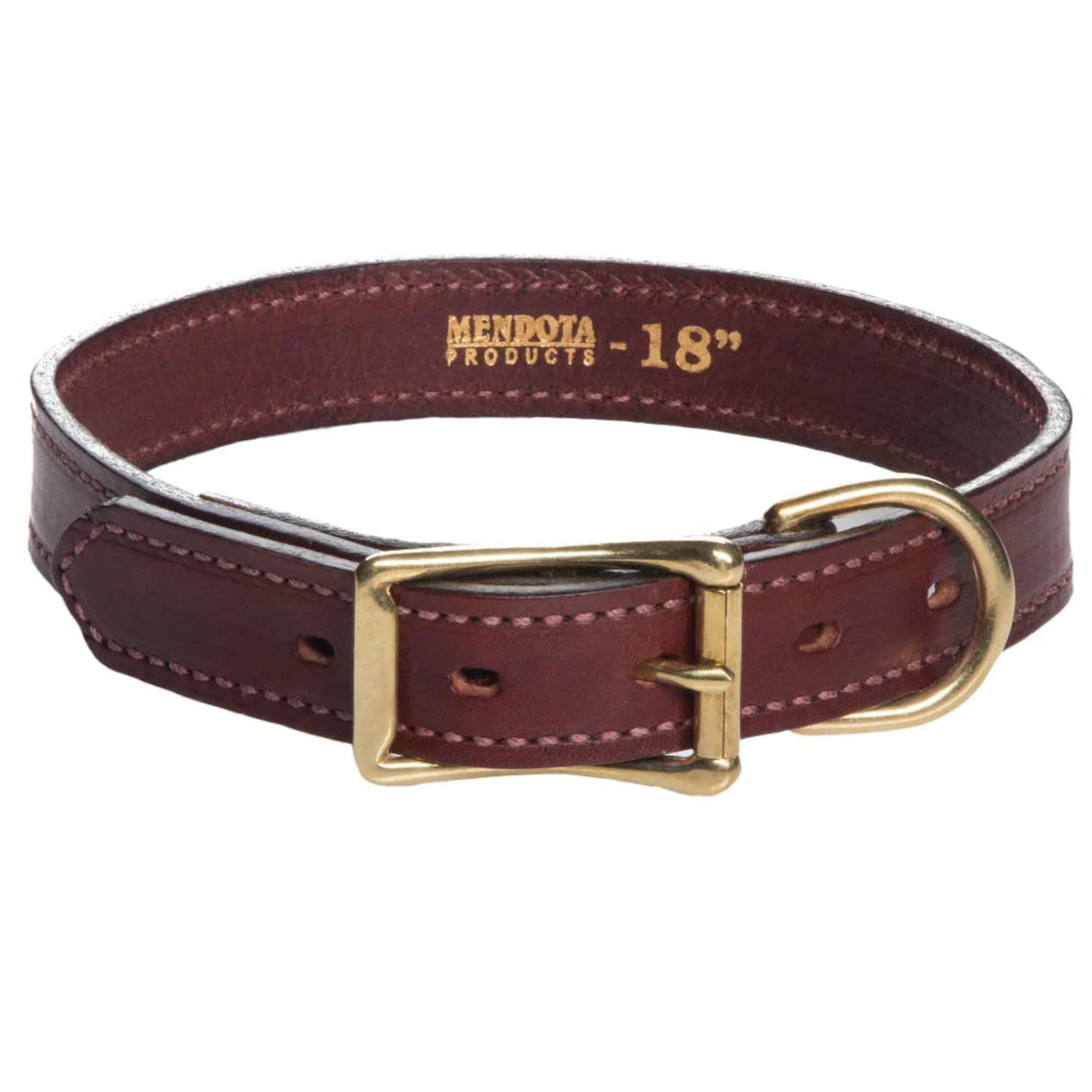 Mendota Mendota Leather Collar