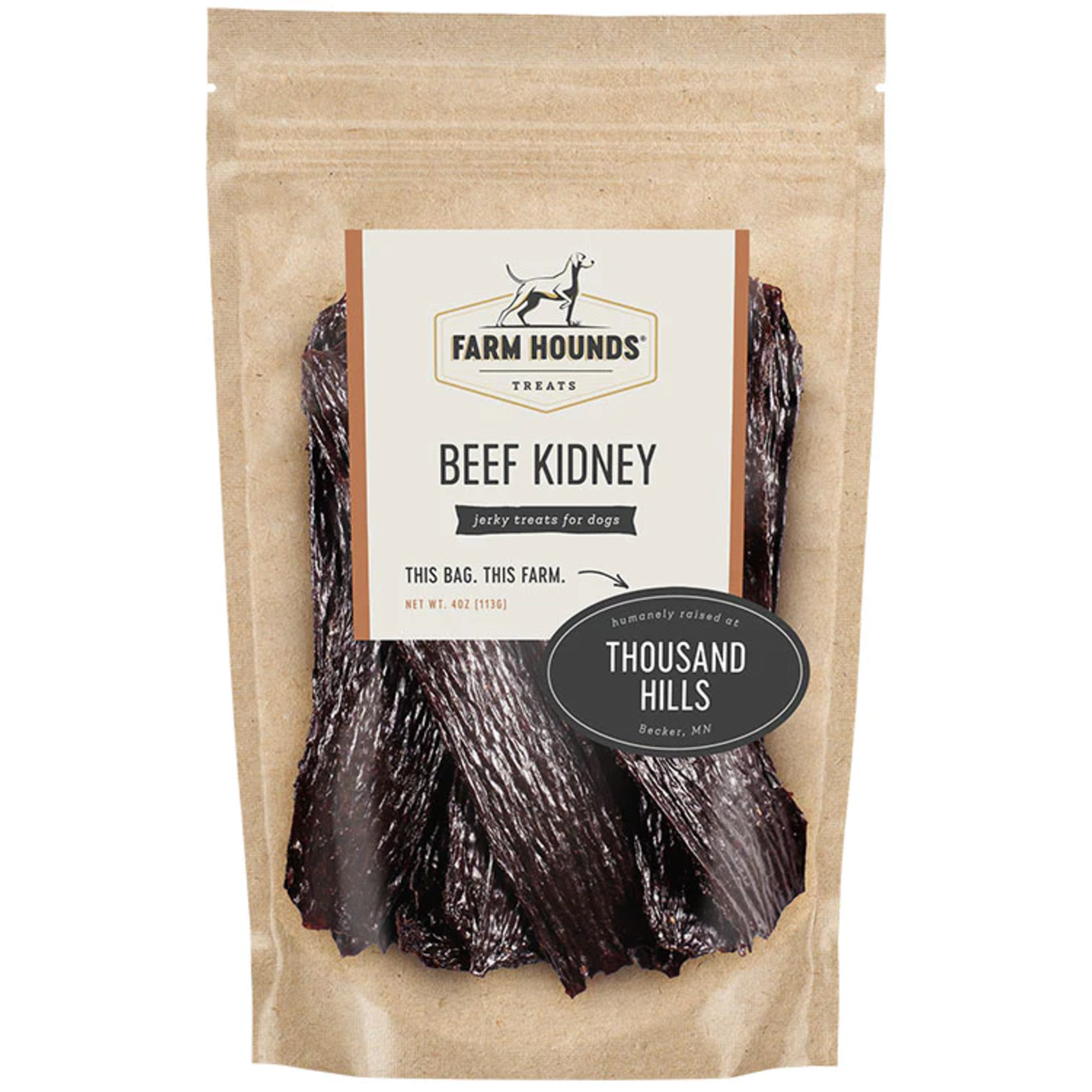 Farm Hounds Farm Hounds Treats Beef Kidney 4oz