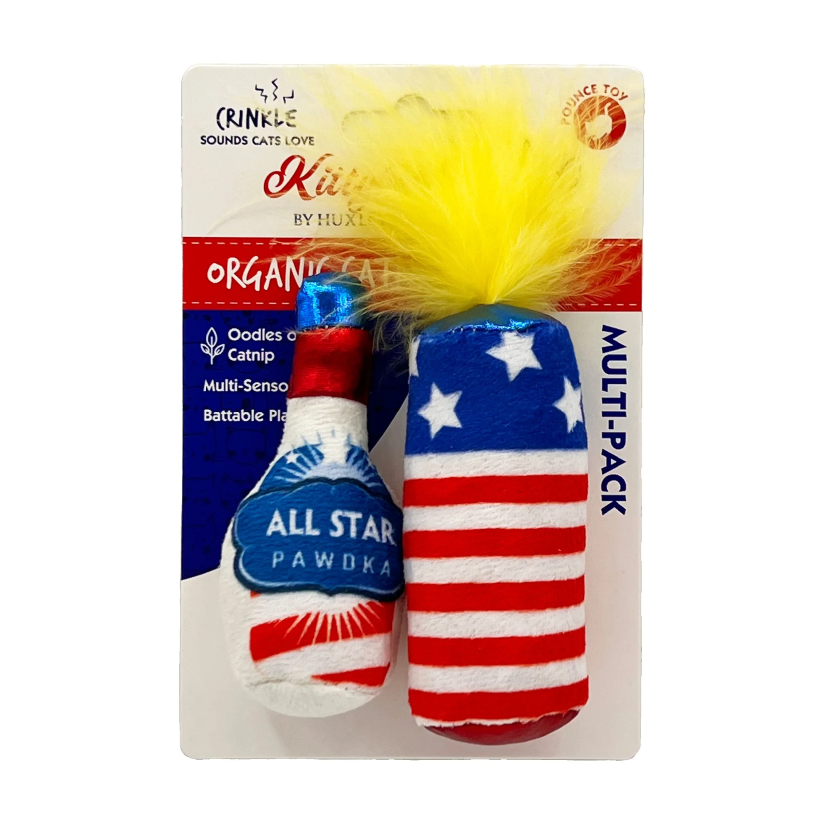 Kittybelles Kittybelles Firecracker & All Star Pawdka 2pk