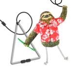 Meowijuana Jumping Sloth Catnip Toy
