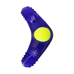 Jojo Modern Recyclable Boomerang Squeaker Tennis Ball Dog Toy