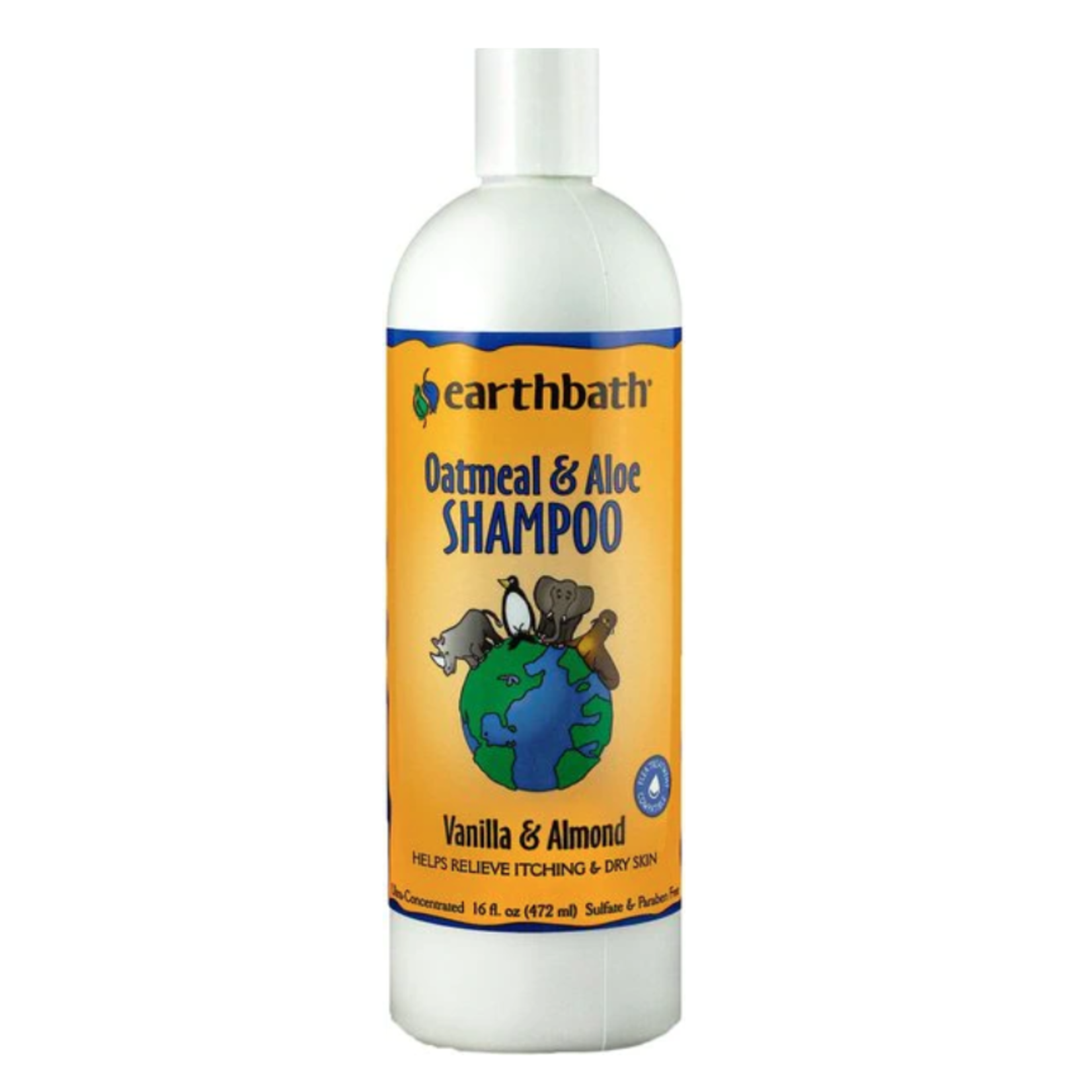 Earthbath Dog Shampoo Oatmeal Vanilla Almond 16 oz