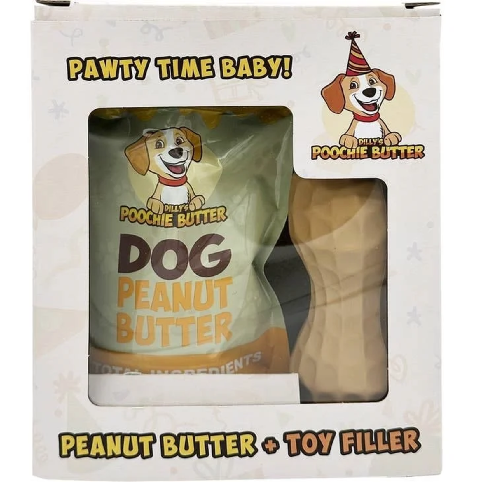 Dilly's Poochie Peanut Butter + Toy Birthday Bundle