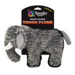 Spunky Pup Spunky Pup Dog Toys - Tough Plush Durable 3 Layer - Elephant