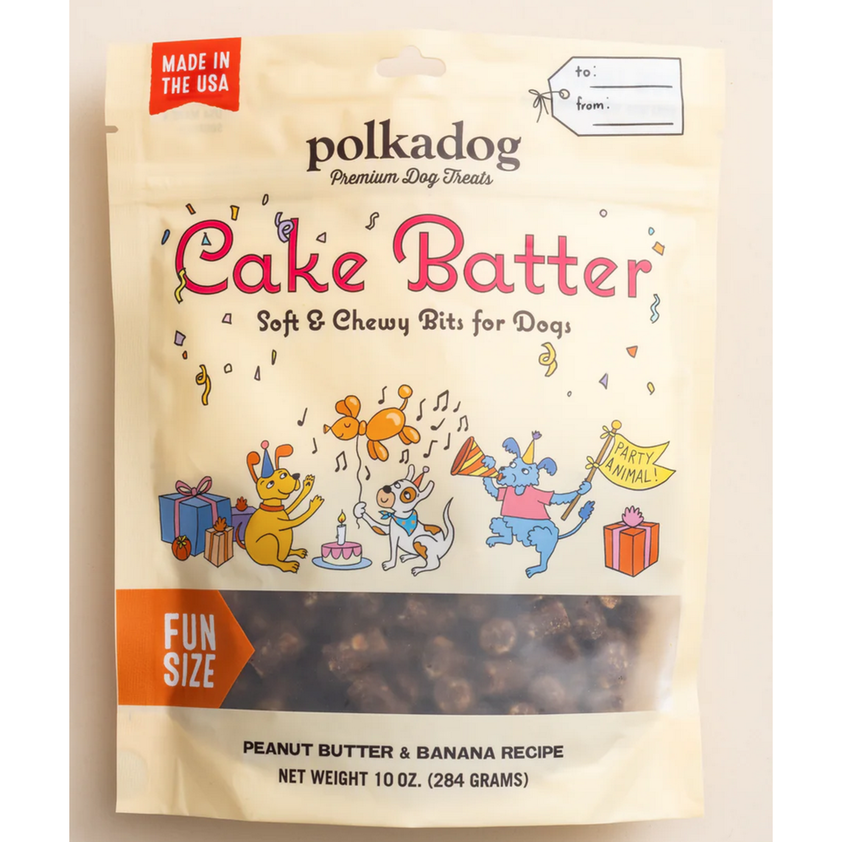 Polka Dog Polkadog Cake Batter Soft and Chewy Bits 10oz