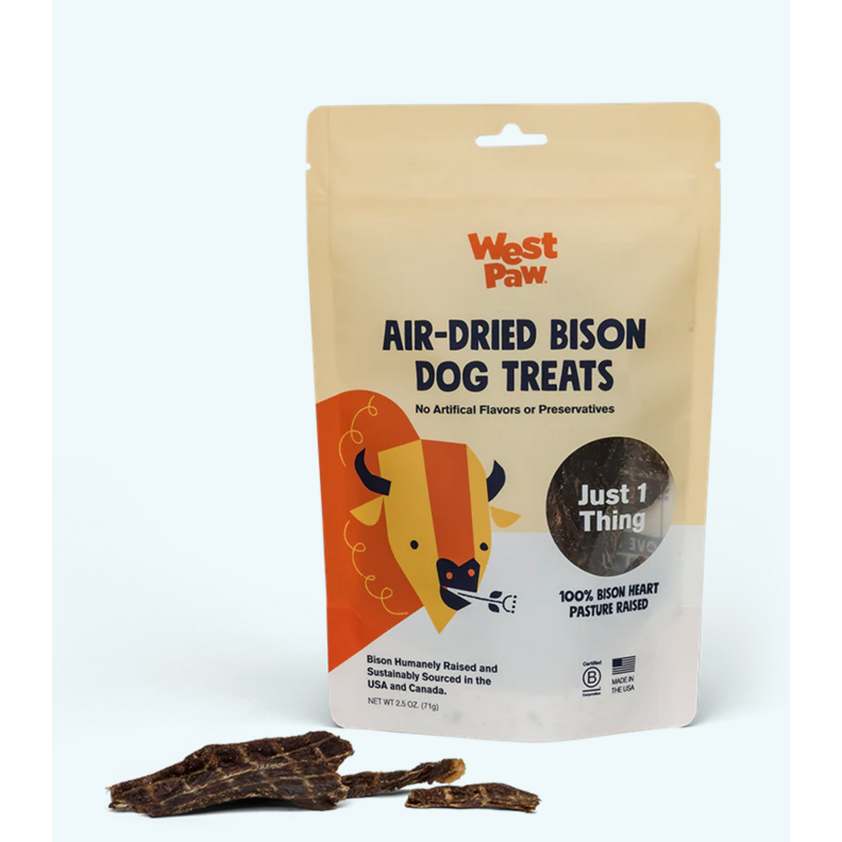 West Paw West Paw Air Dried Bison Treats