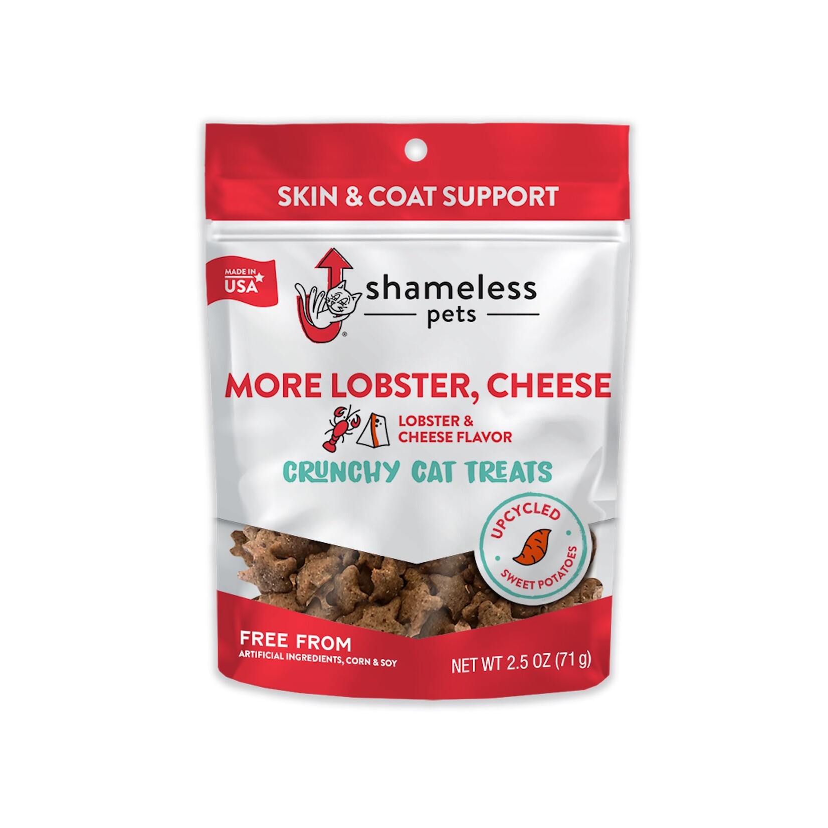 Shameless Pets More Lobster, Cheese Crunchy Cat Treats 2.5 oz