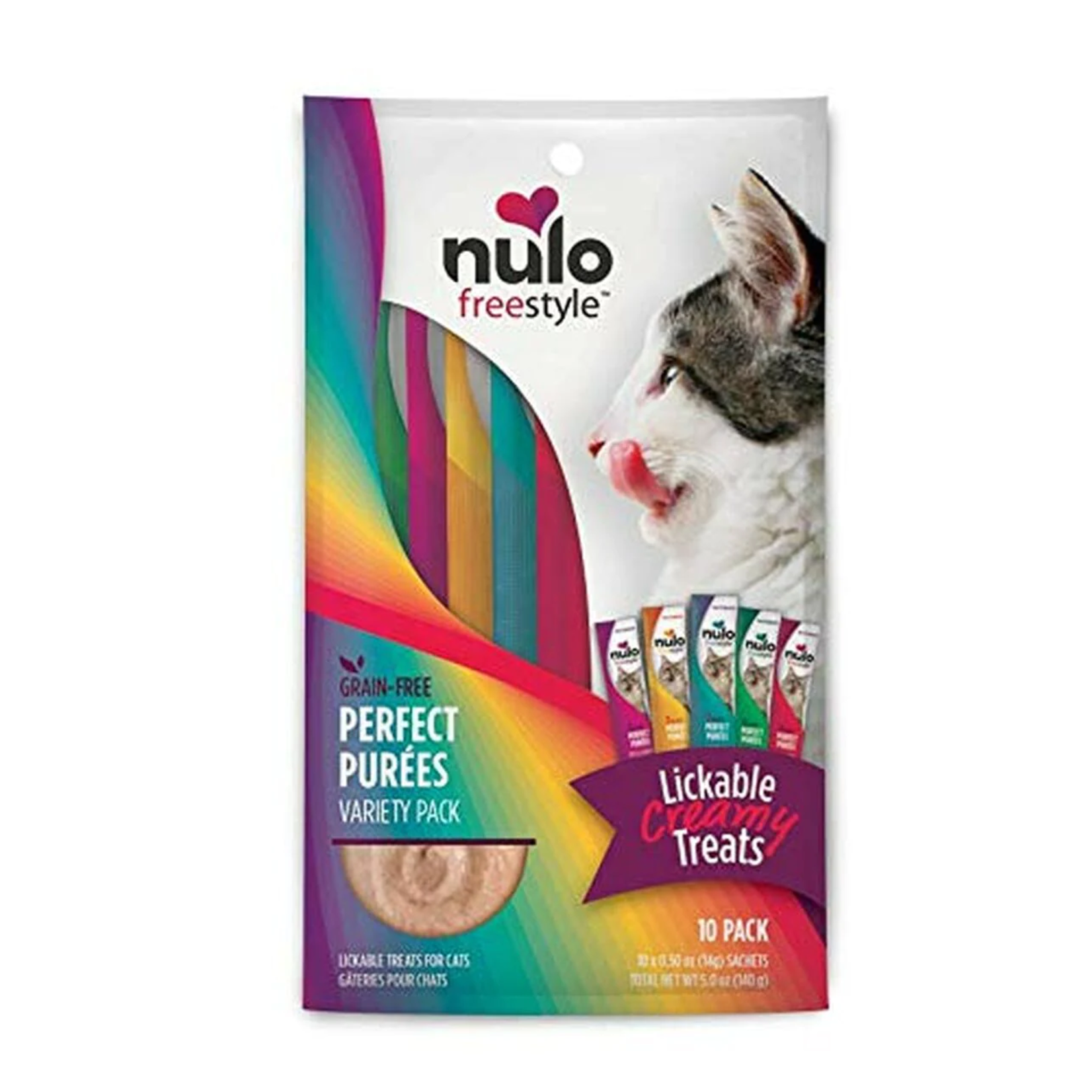 Nulo Nulo Freestyle Cat Puree Variety Pack 10pk
