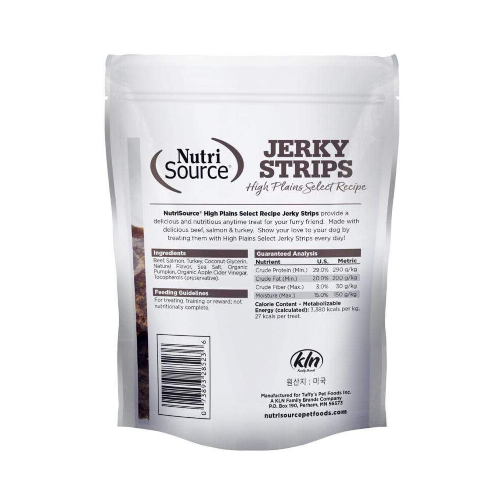 NutriSource Jerky Strips Select Treats 4OZ
