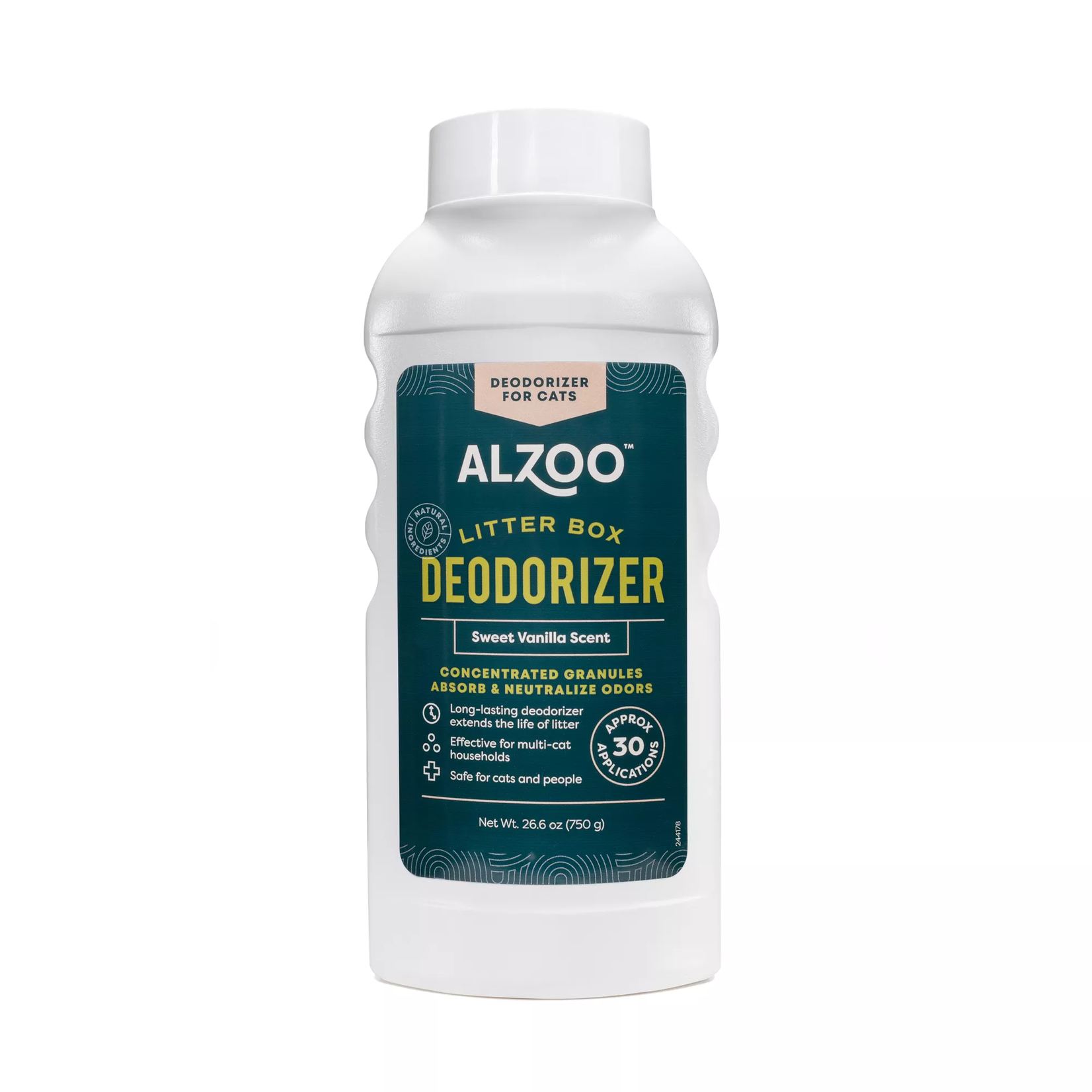 Alzoo Alzoo Cat Litter Box Deodorizer Sweet Vanilla - 26.6oz