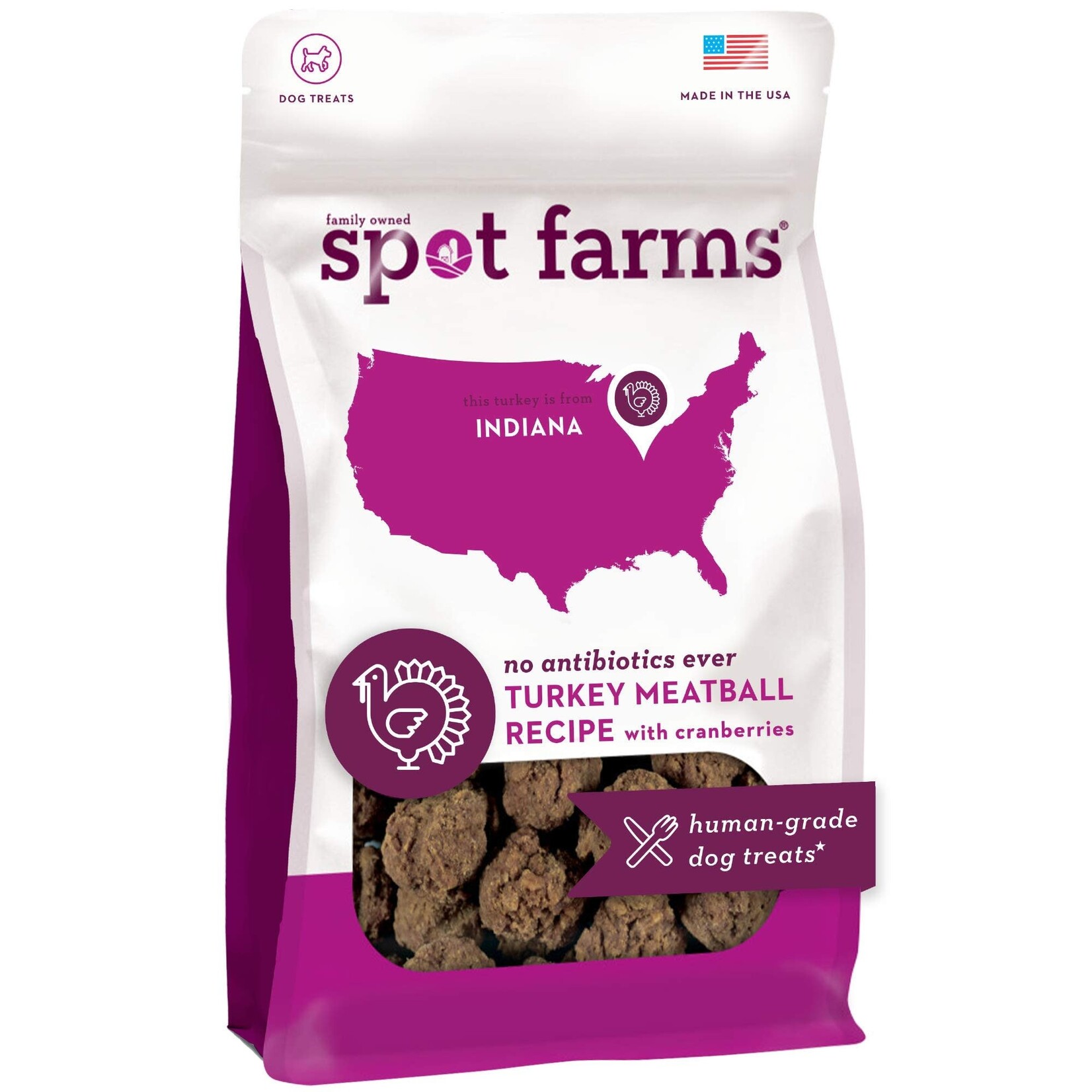 Spot Treats Spot Farm Healthy All Natural Dog Treats Human Grade Made in USA 12.5 oz