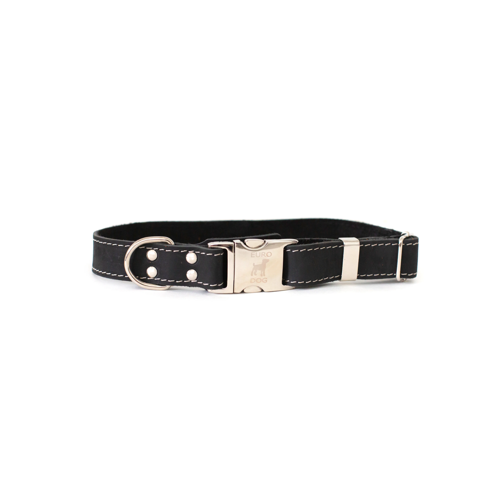 Euro Dog Euro Dog Collar Quick-Release Style Soft Leather