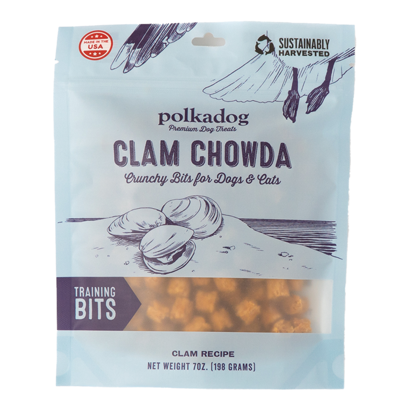Polka Dog Polkadog Clam Chowda 7oz Pouch