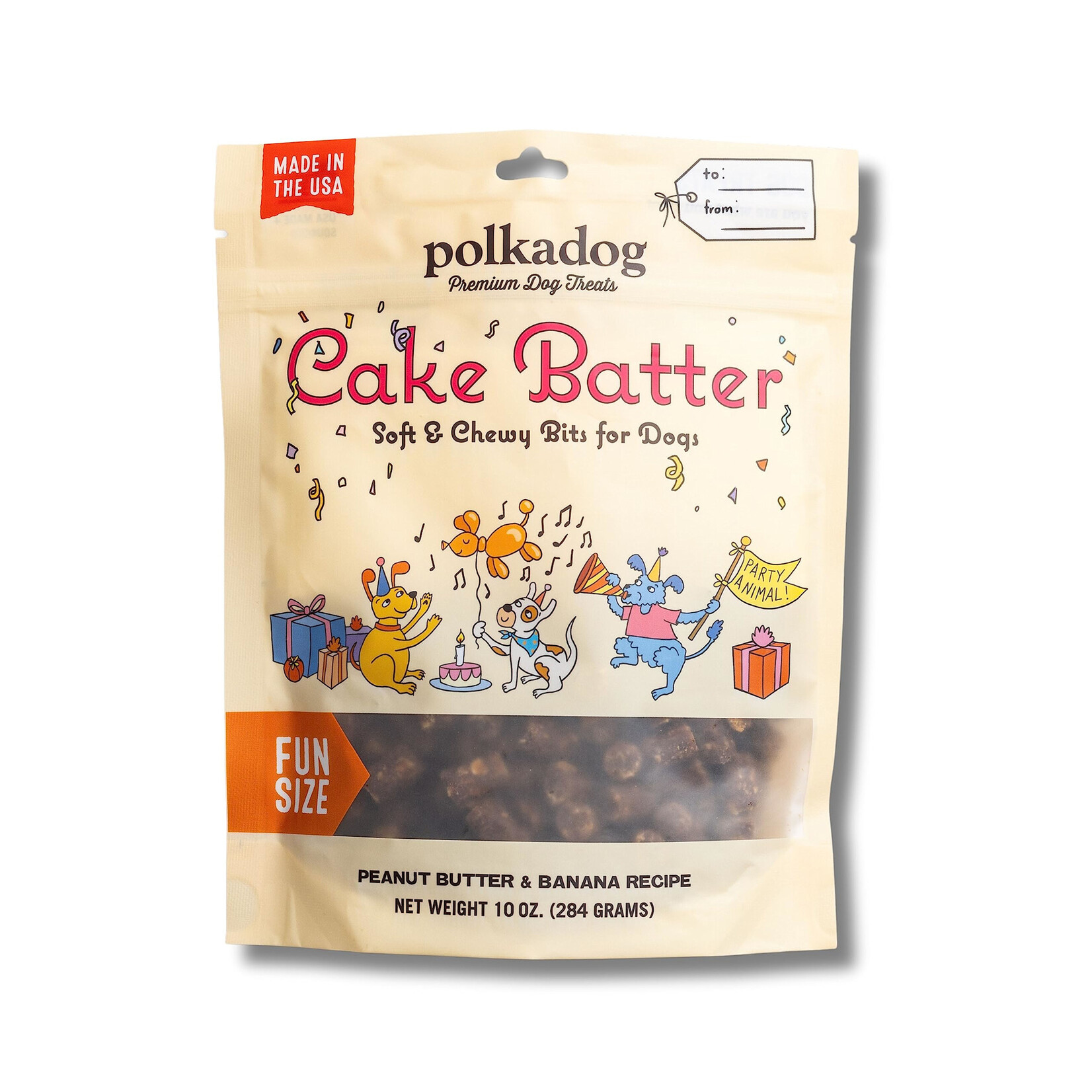 Polka Dog Polkadog Cake Batter Soft and Chewy Bits 10oz