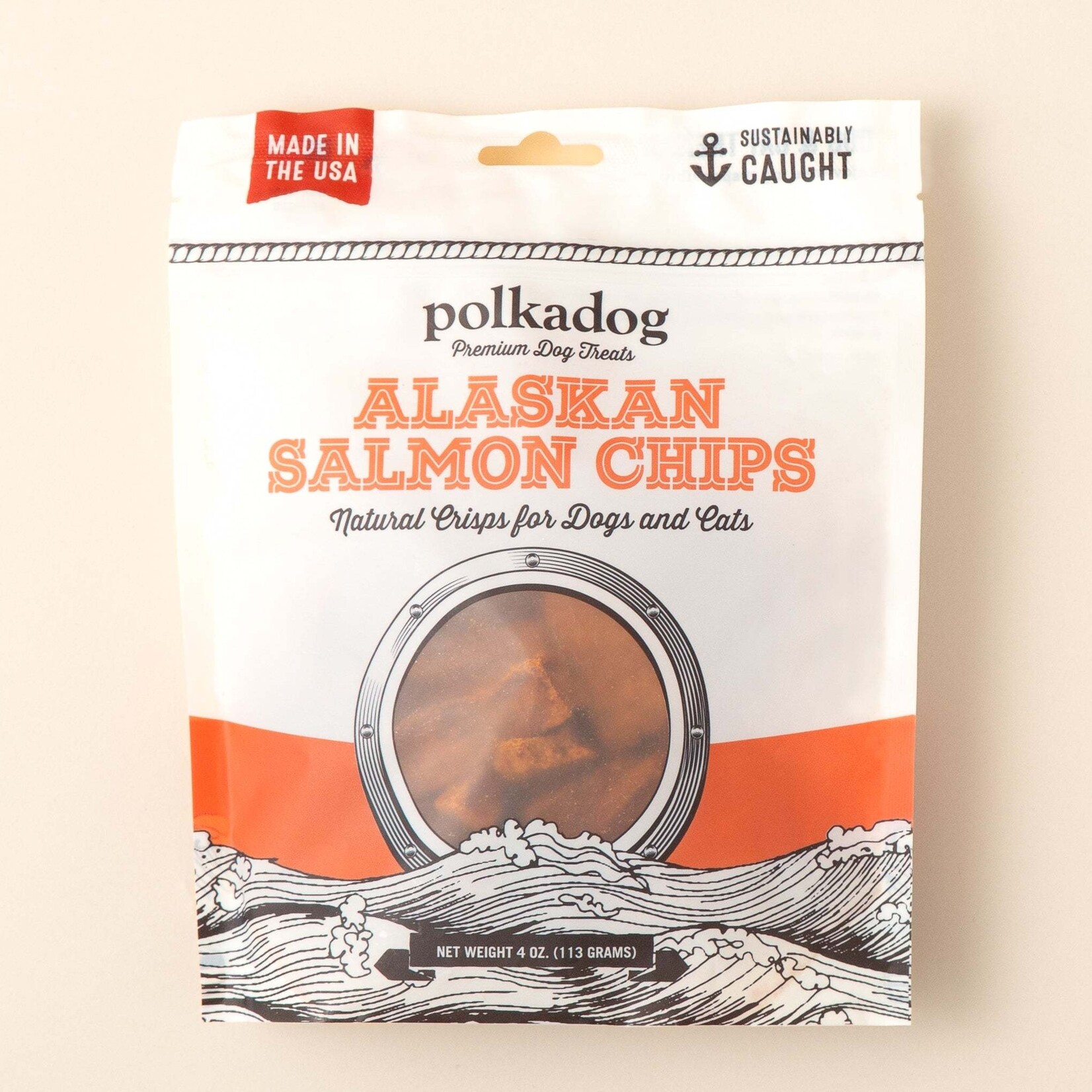 Polka Dog Polkadog Salmon Chips 4OZ